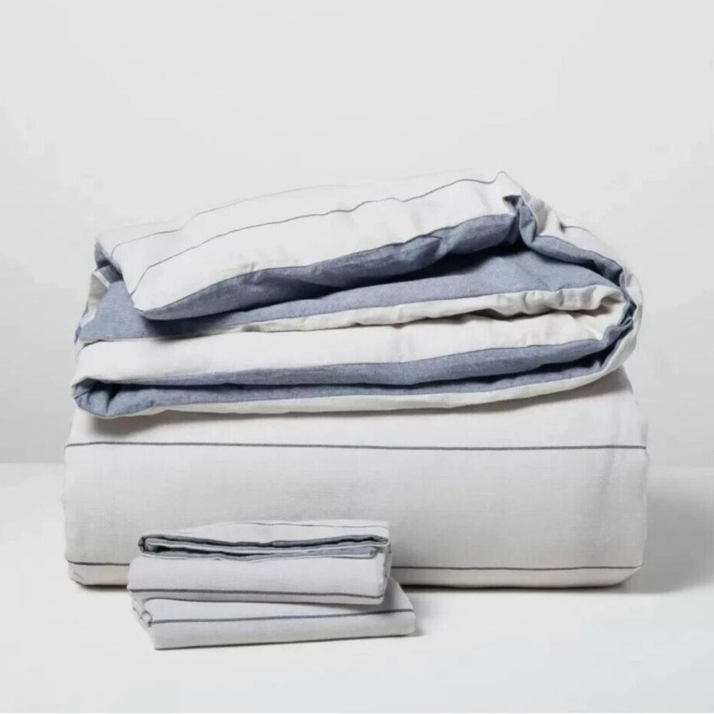 Hearth & Hand 3 Pc KING Duvet Cover Set